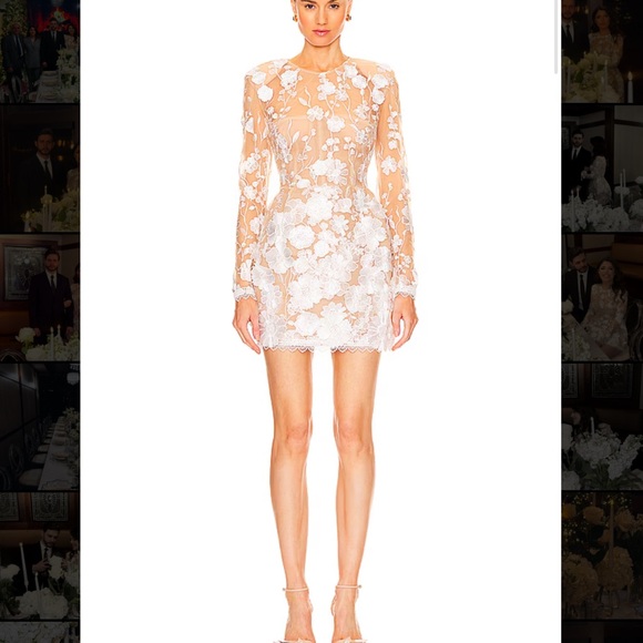 Bronx and Banco Dresses & Skirts - Elegant Floral Sheer Dress